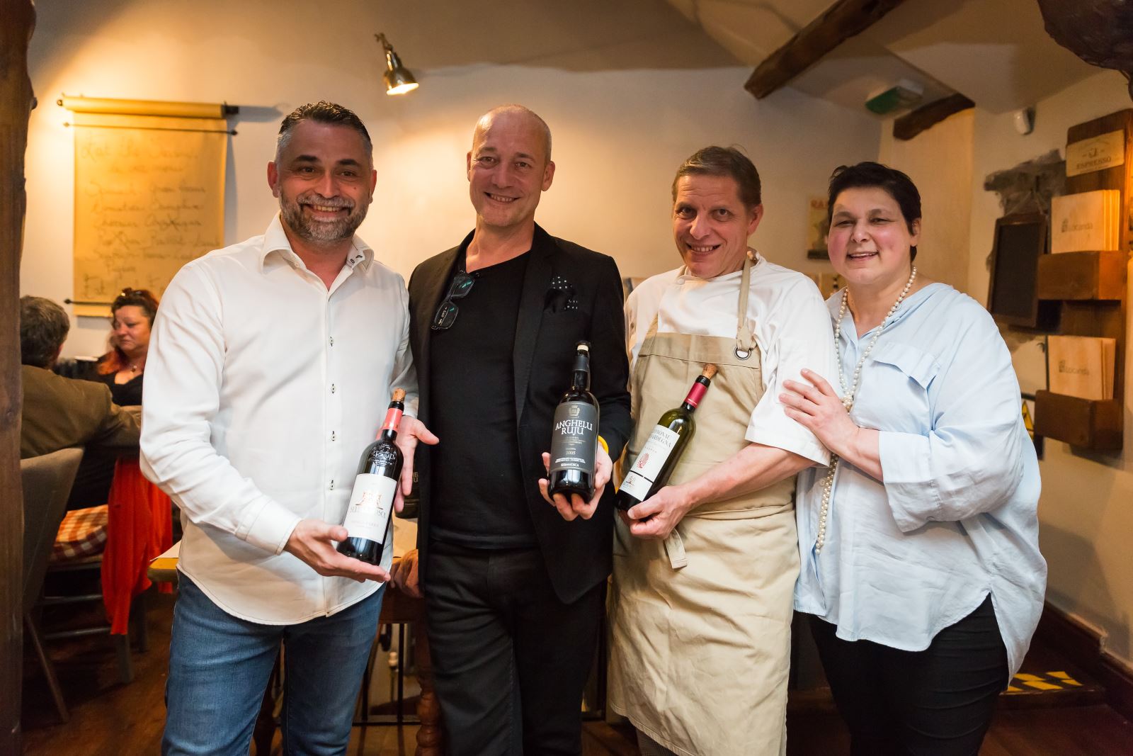  Enthusiasts enjoying Italian Wine Week at  La Locanda